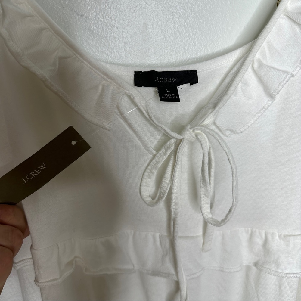 J.Crew: Tiered Knit Keyhole Maxi Dress Women Size Large NEW - Picture 2 of 6